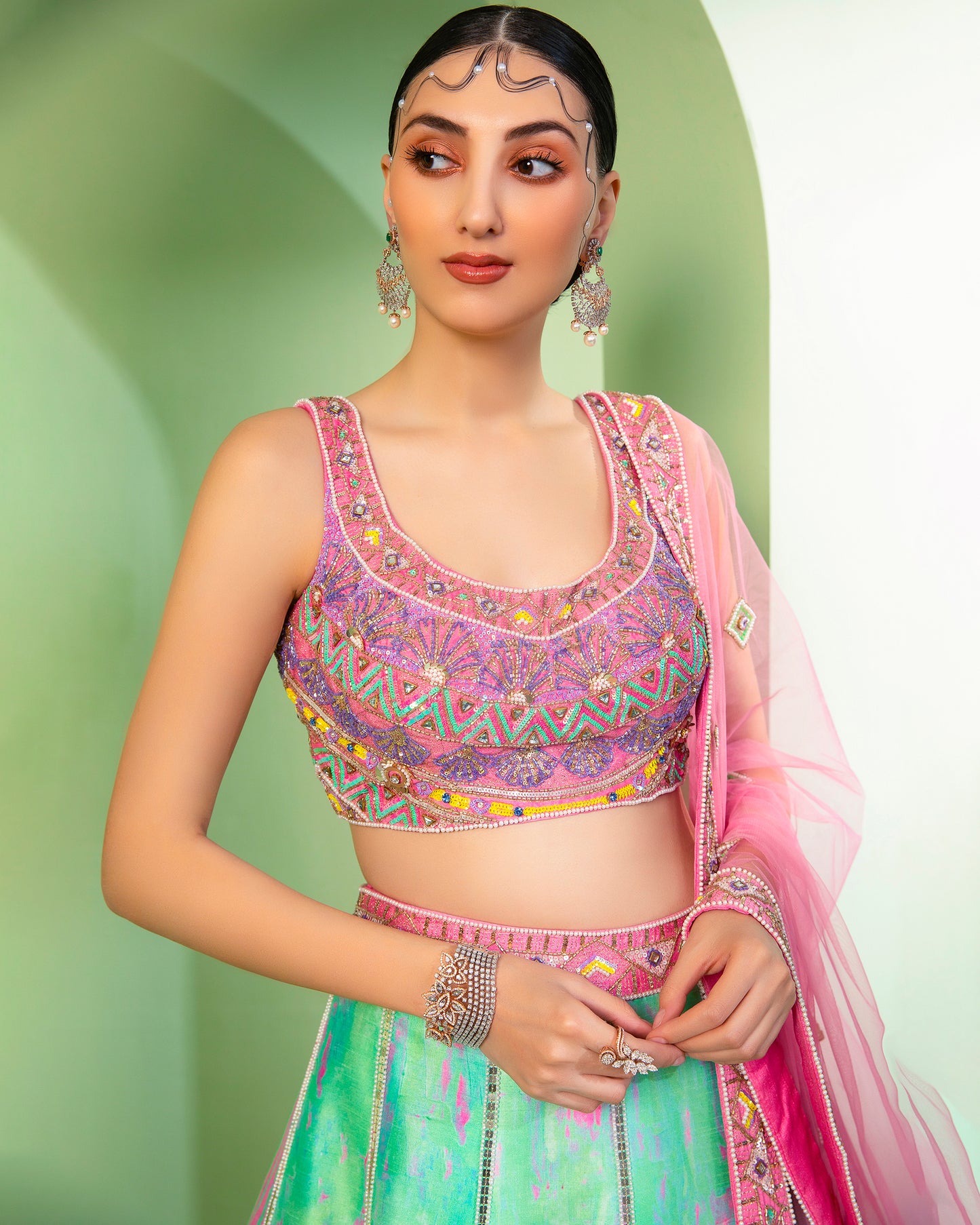 The Neon Lime Lehenga