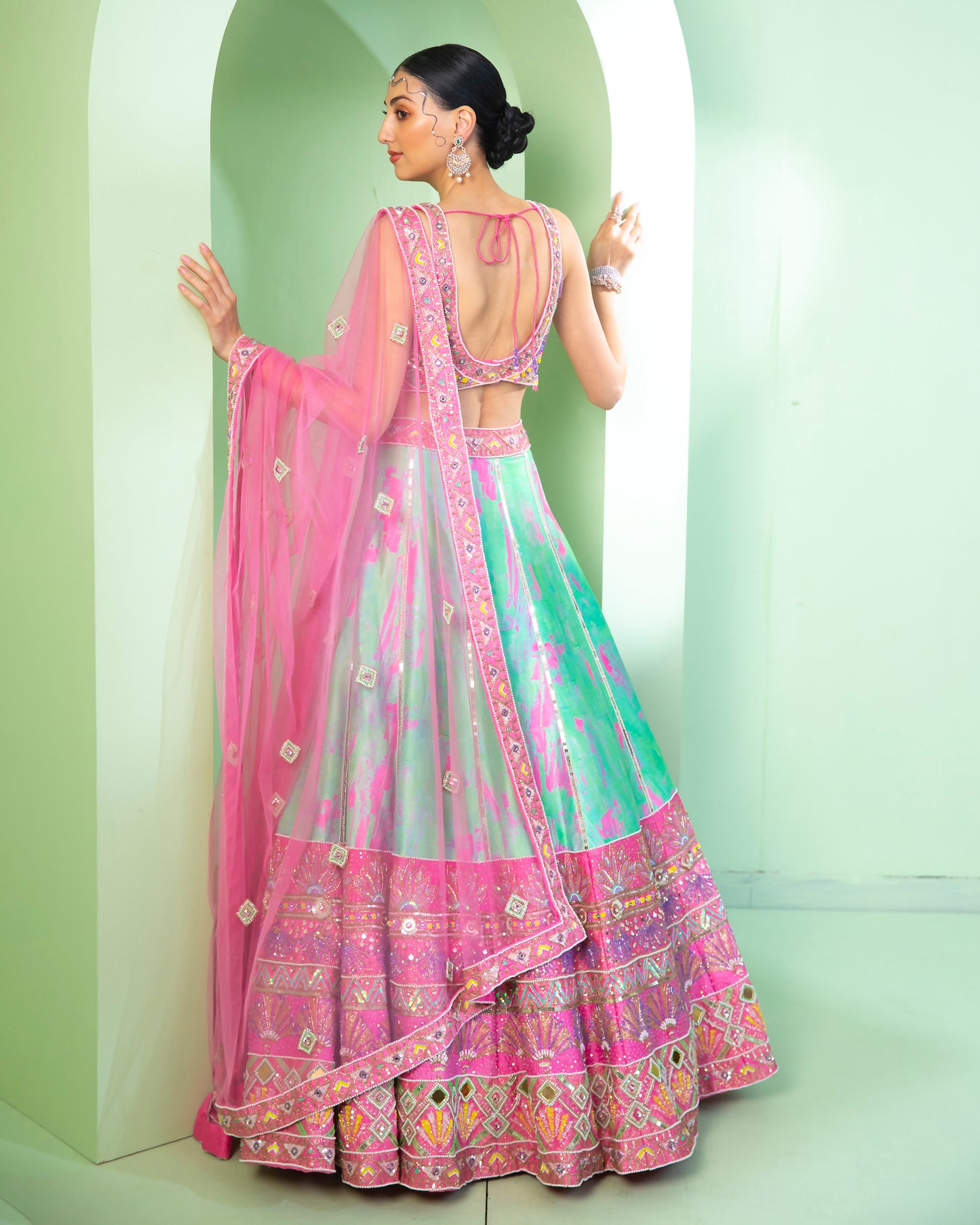 The Neon Lime Lehenga