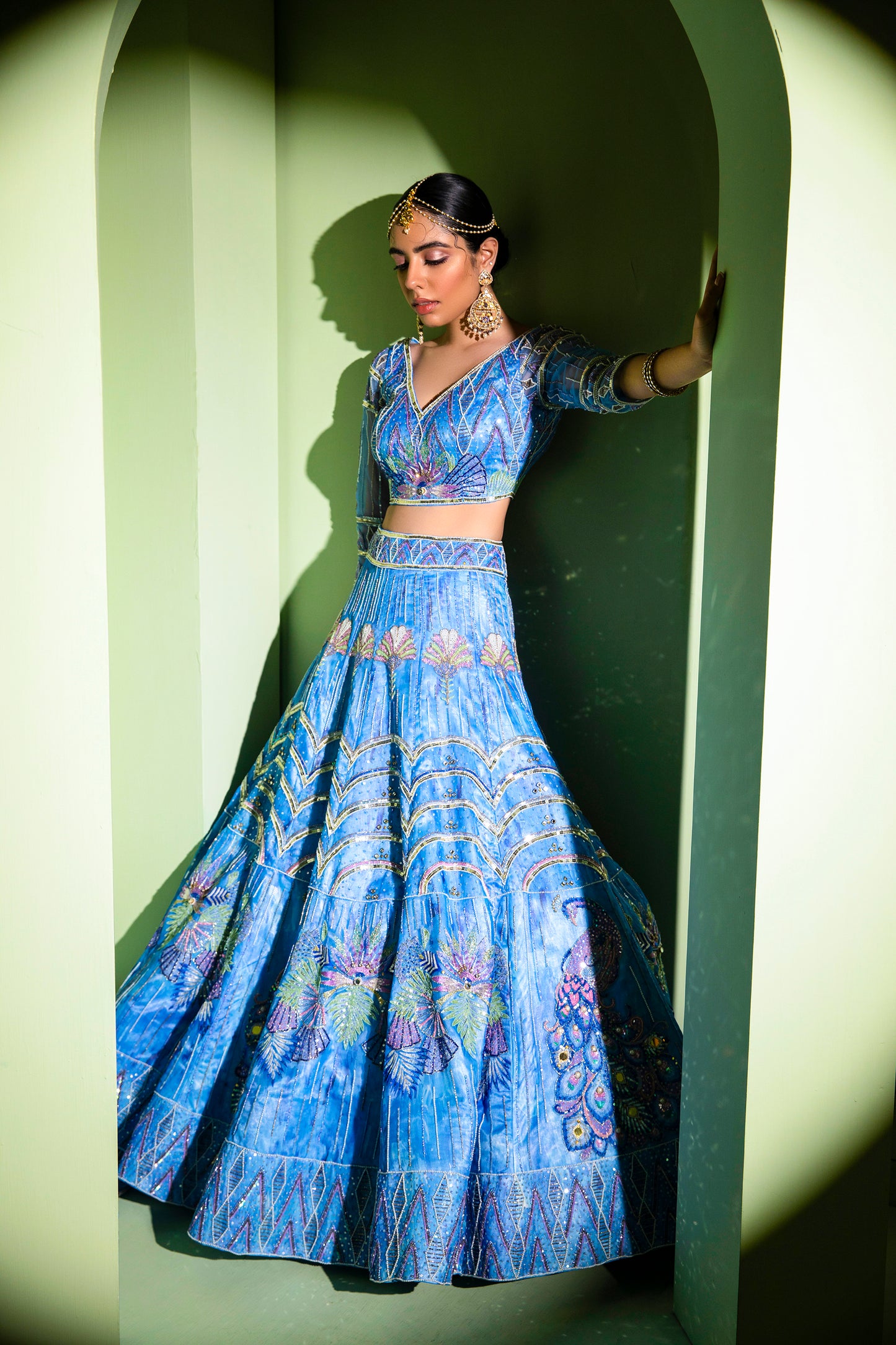 The Peacock Lehenga