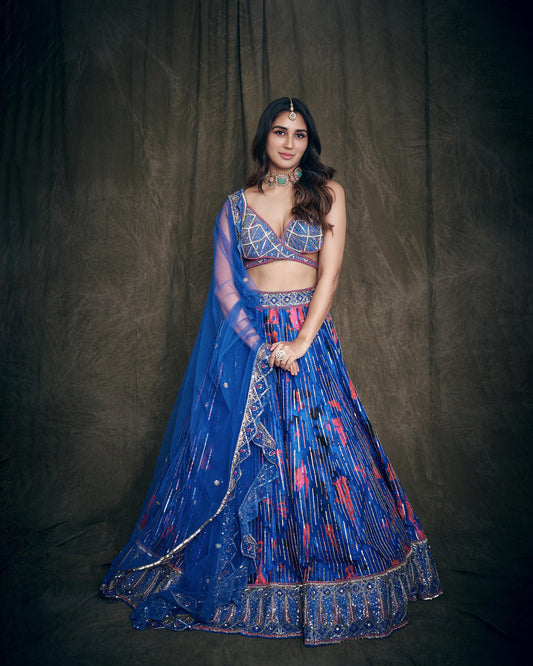 The Sapphire Lehenga