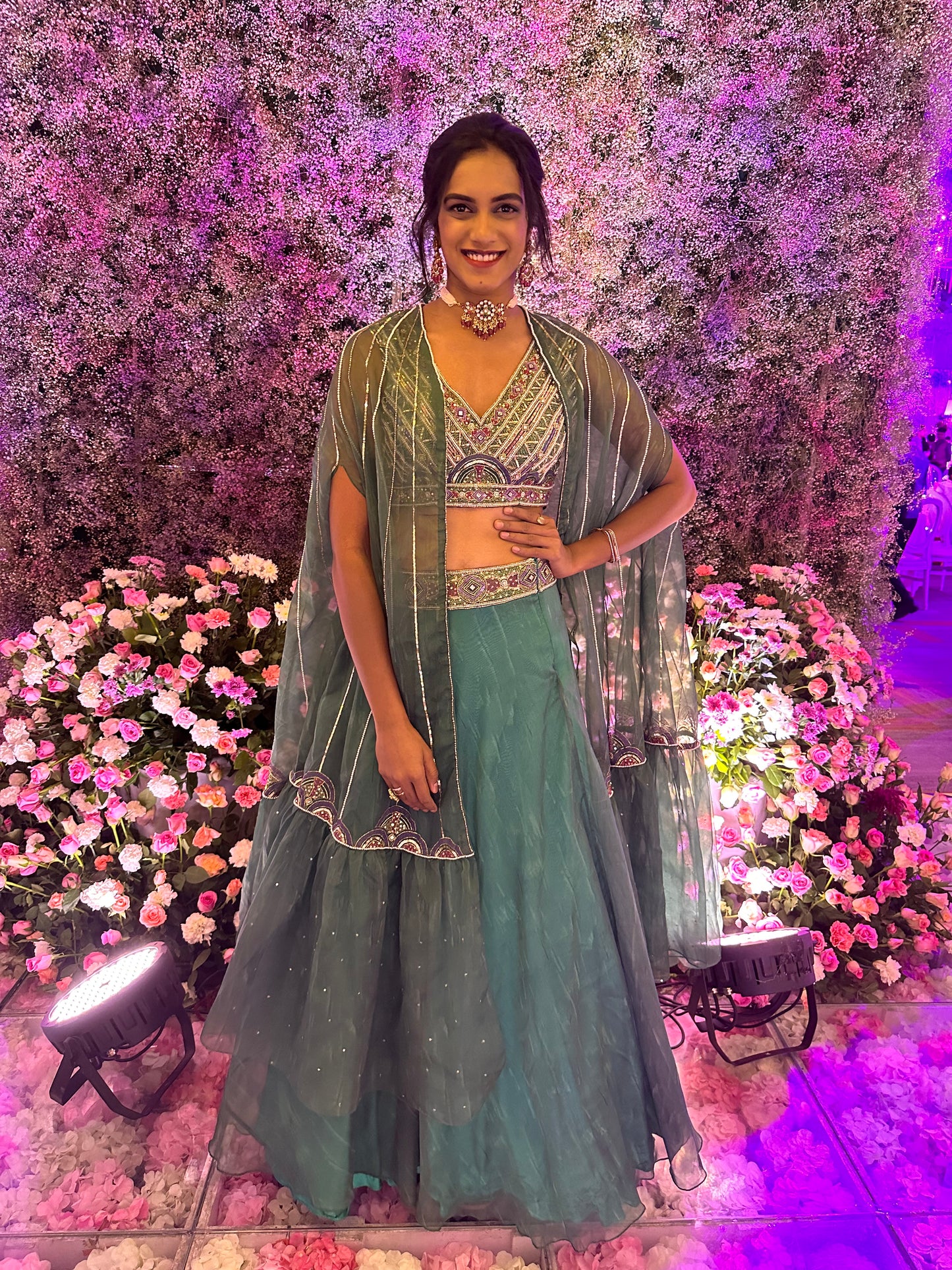 The Emerald Lehenga