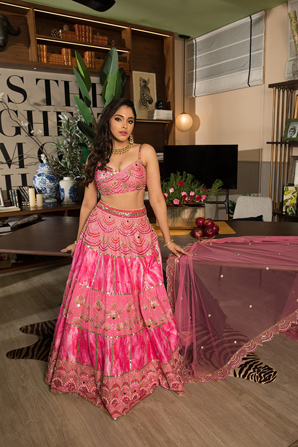 The Art Deco Lehenga