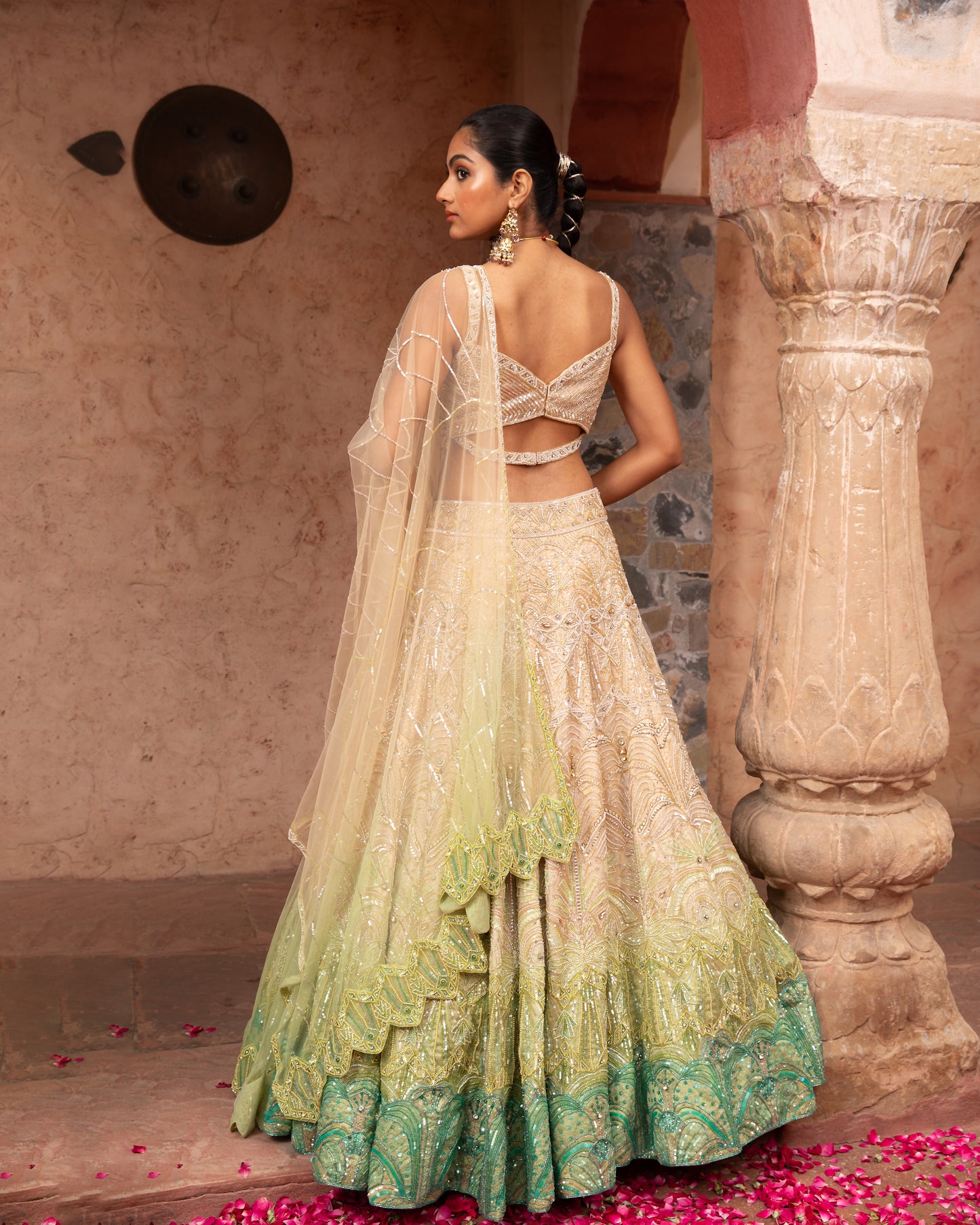 The Ombre Lehenga