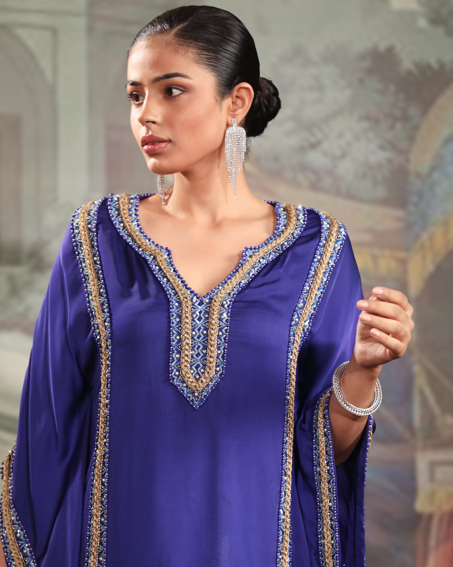 ELECTRIC BLUE KAFTAN