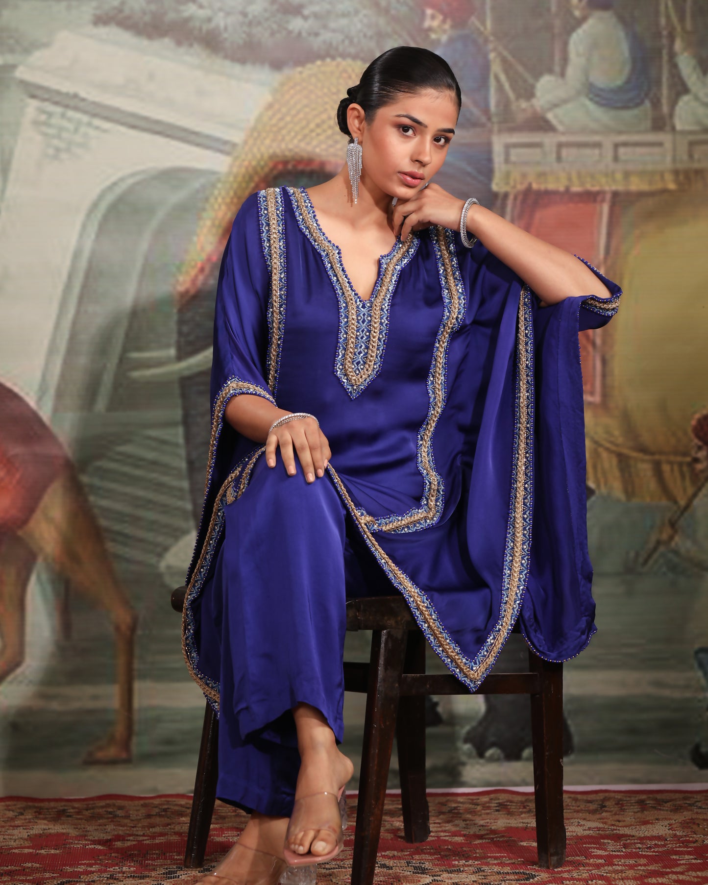 ELECTRIC BLUE KAFTAN