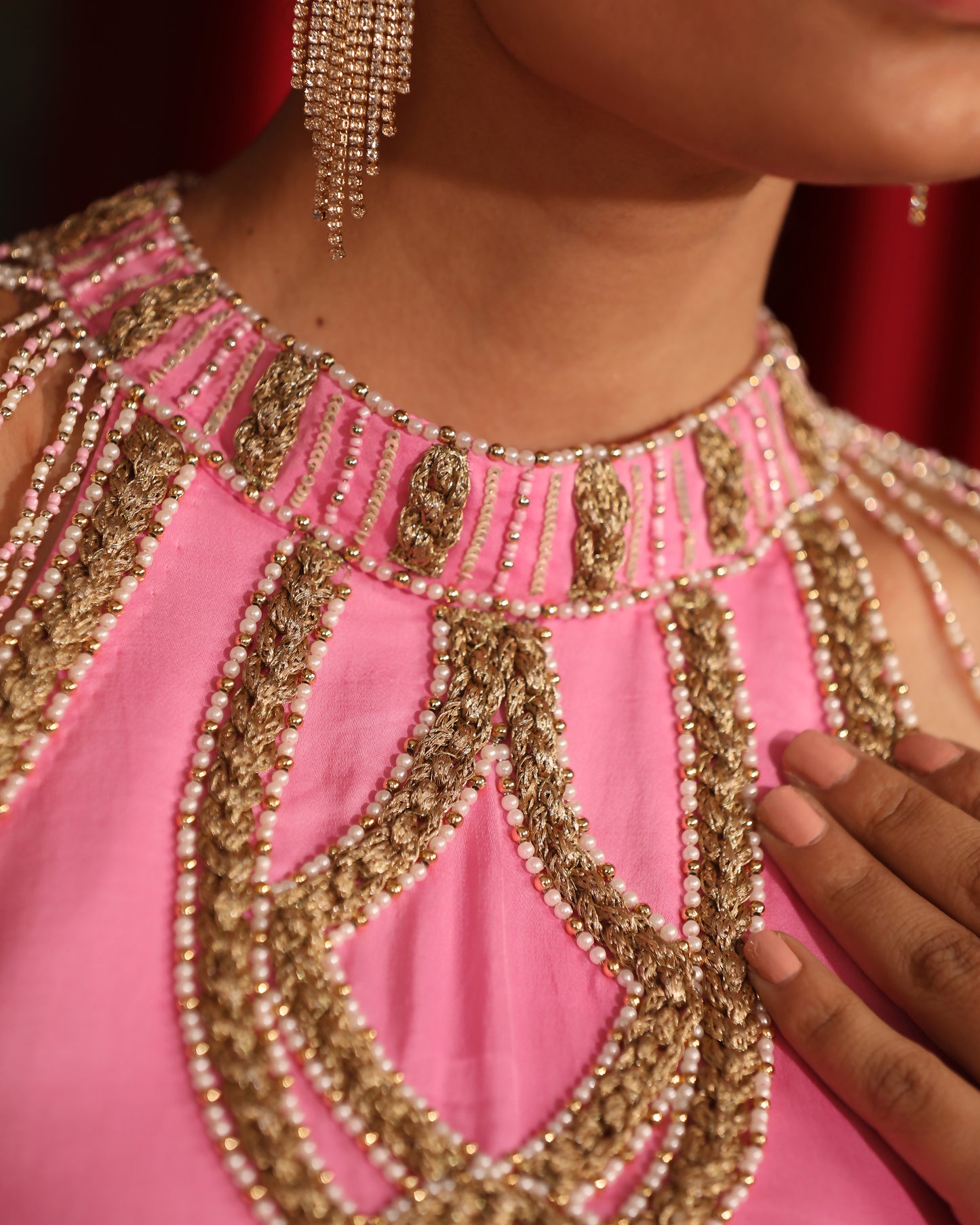 PINK SHORT KURTA